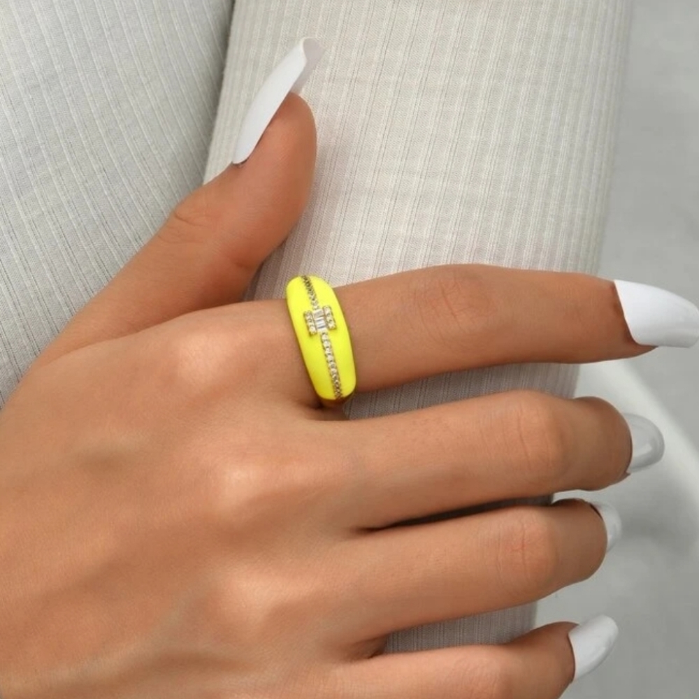 Resizable Zircona Ring